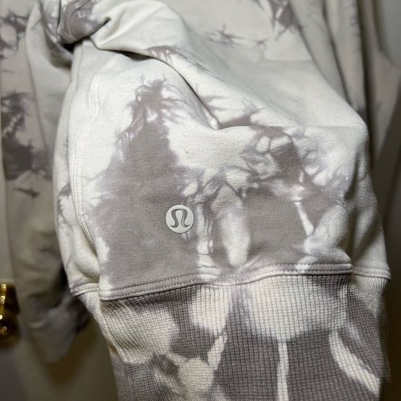 Lululemon It’s A Wash Long Sleeve Pullover Tie Dye Sweatshirt Cropped Sweatshirt - Picture 6 of 12